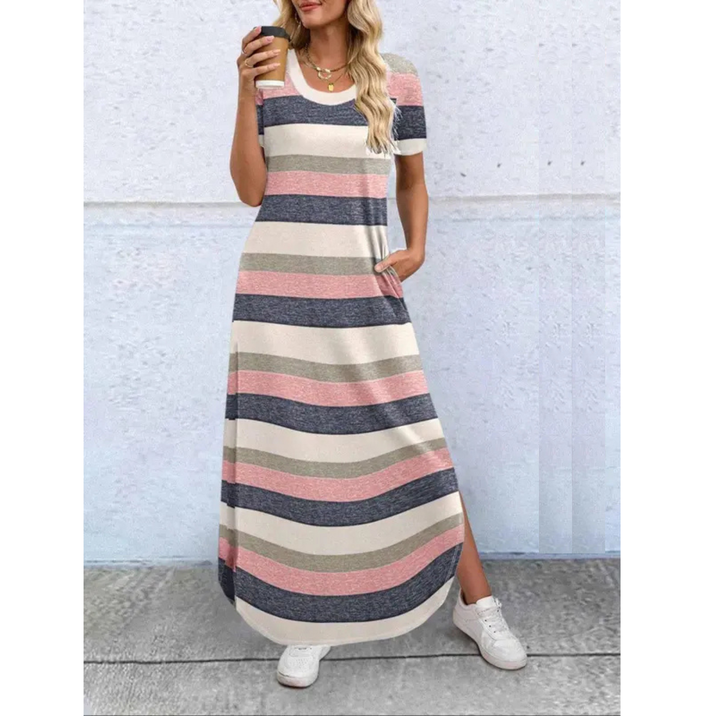 Harper | Everyday Summer Round Neck Maxi Dress