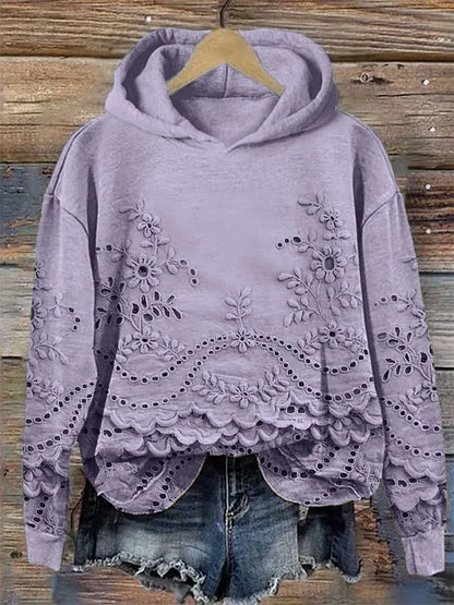 Josephine | Trendy Floral Hoodie