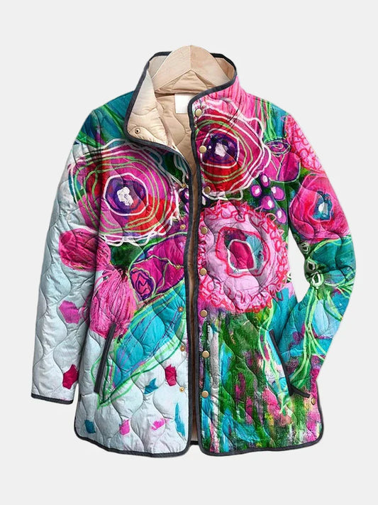 Helen | Refined Floral Patterned Jacket