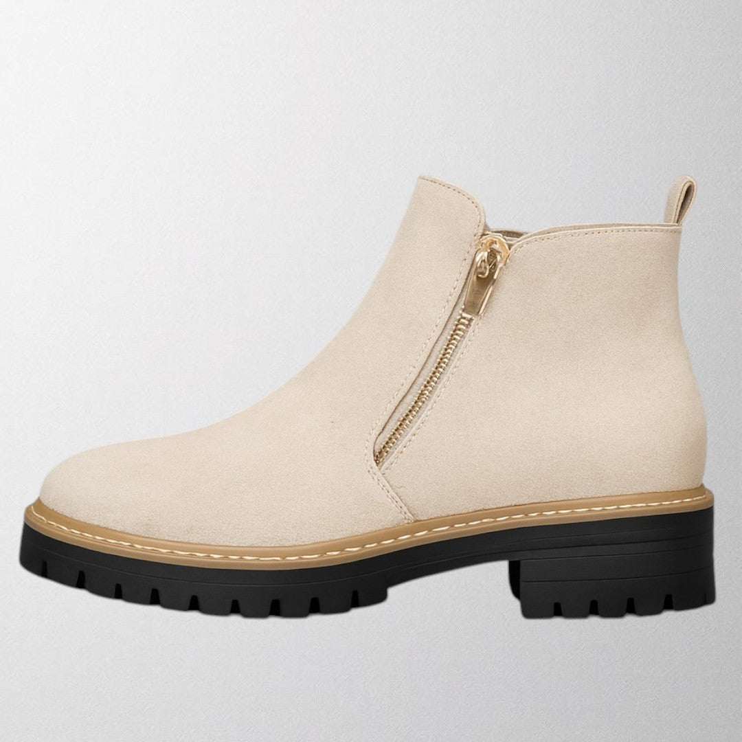 Alice | Women's shoe with round toe and side zip fastening