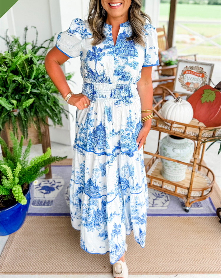Riley | Classic Toile Maxi