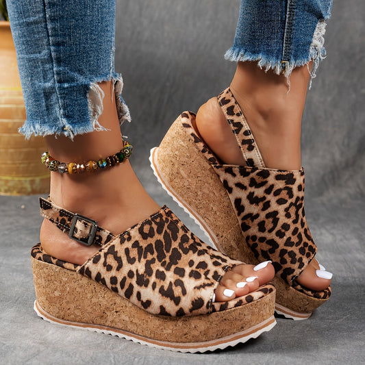 Laura | Women's Platform Adjustable Buckle Sandals