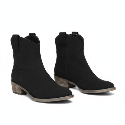 Lorraine | Retro Cowboy Ankle Boots