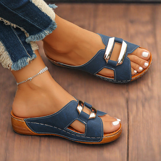 Laila | Women's Cushioned Adjustable Buckle Sandals