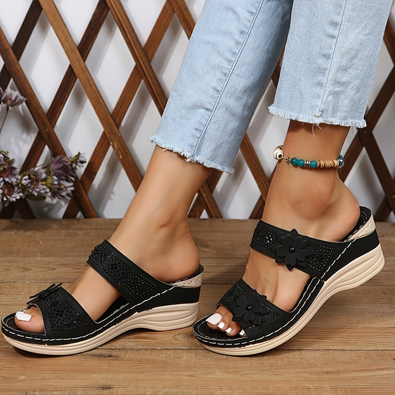 Monica | Women's Wedge Slides