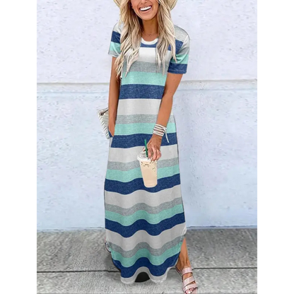 Harper | Everyday Summer Round Neck Maxi Dress