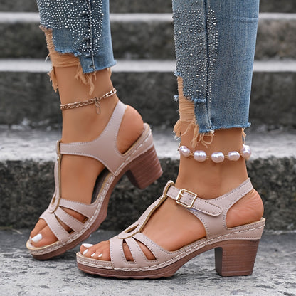 Gabrielle | Women's Block Heel Cushioned Sandals