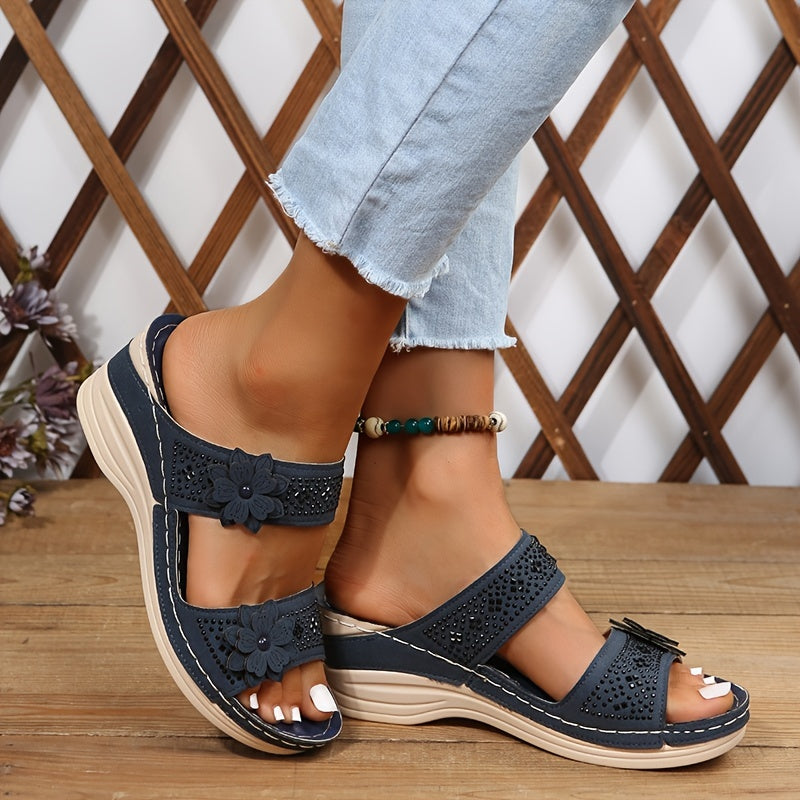 Monica | Women's Wedge Slides