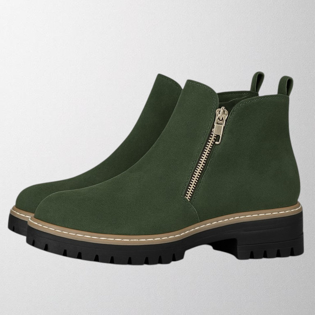 Alice | Women's shoe with round toe and side zip fastening
