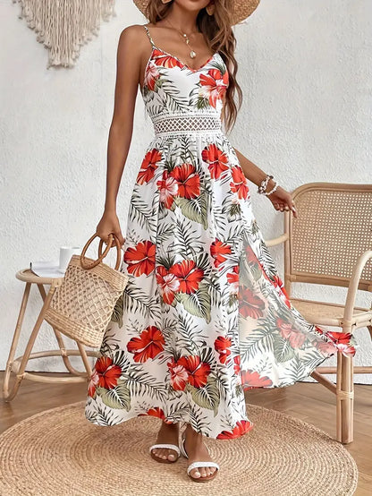 Mila | Women's Wedding Guest Botanical Mid-Length Dress Summer 2026