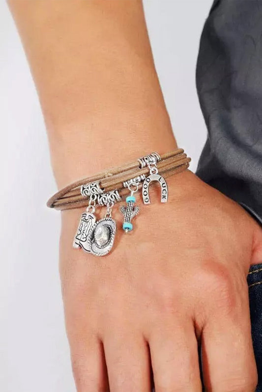 Serena | Good Luck Cactus Multi-Layered Bracelet