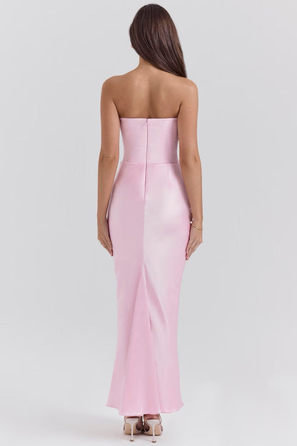 Eleanor | Women's Wedding Guest Lace Strapless Dress Evening