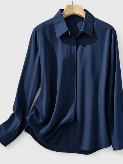 Donna | Women's Refined Button Down Shirt with Concealed Placket