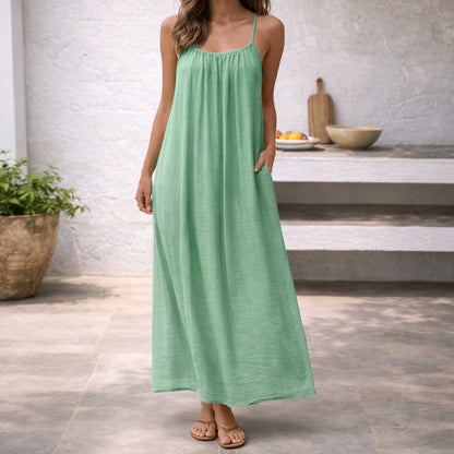 Cora | Women's Maxi Dress Spaghetti Strap Sundress