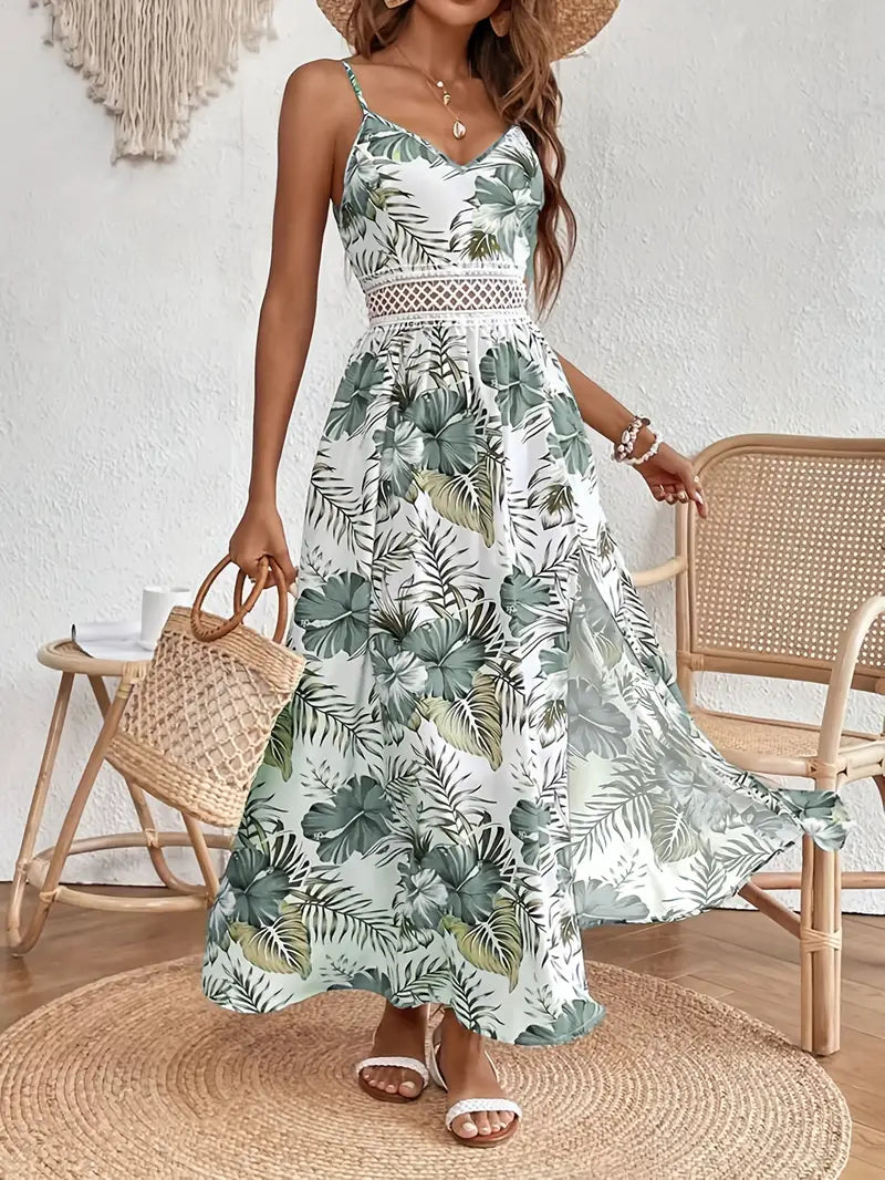 Mila | Women's Wedding Guest Botanical Mid-Length Dress Summer 2026