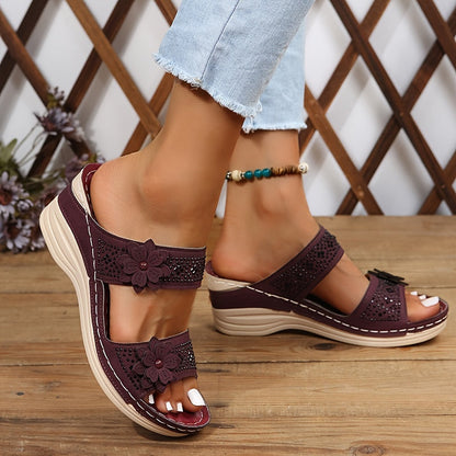 Monica | Women's Wedge Slides