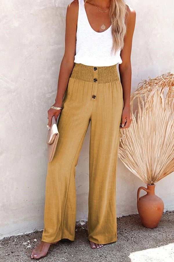 Claire | Cozy High-Waisted Trousers