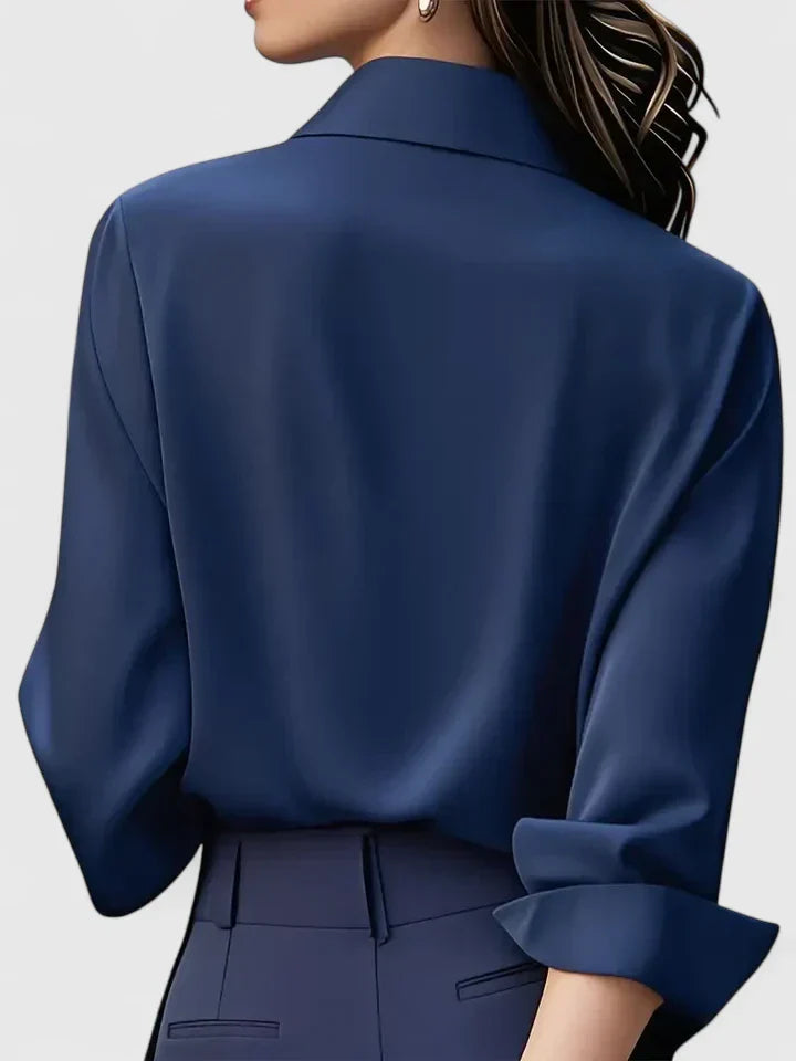 Donna | Women's Refined Button Down Shirt with Concealed Placket