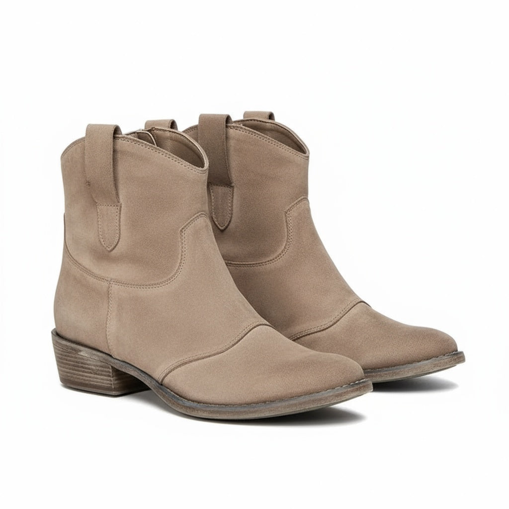 Lorraine | Retro Cowboy Ankle Boots