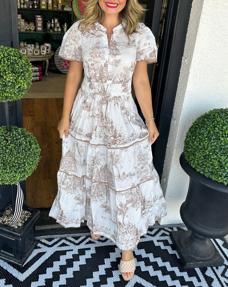 Riley | Classic Toile Maxi