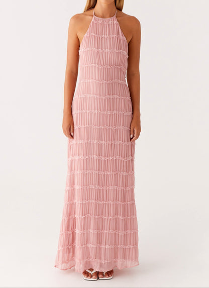 Ruby | Refined Halter Maxi Dress