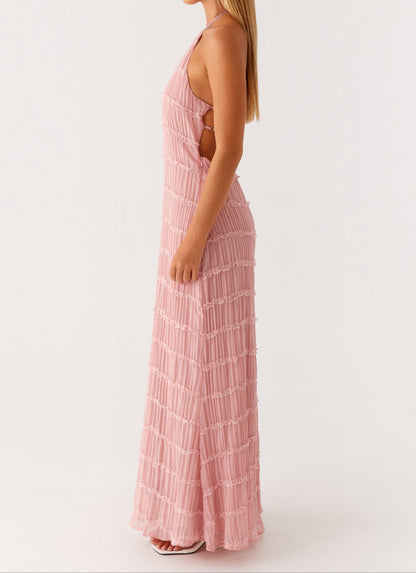 Ruby | Refined Halter Maxi Dress