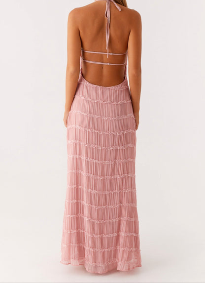 Ruby | Refined Halter Maxi Dress
