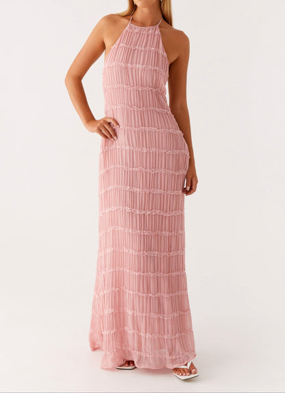 Ruby | Refined Halter Maxi Dress