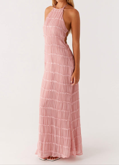 Ruby | Refined Halter Maxi Dress
