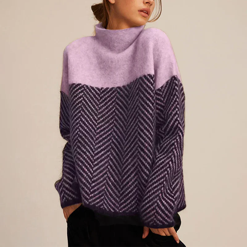 Violet | Opulent Turtleneck Sweater