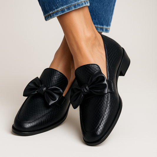 Aubrey | Bow Loafers