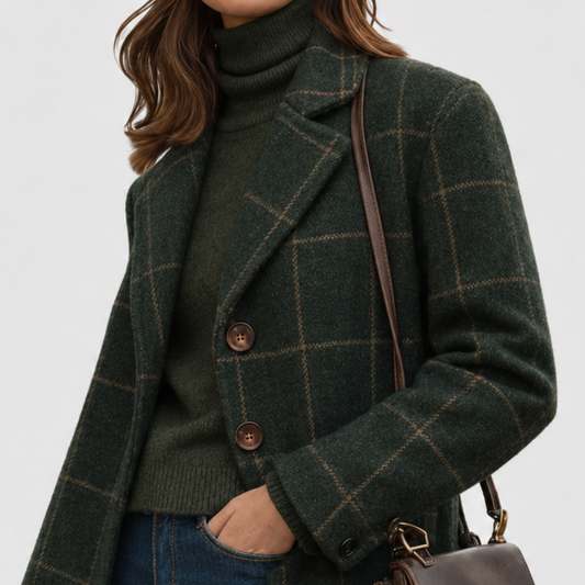 Mariza™ | Warm Fabric-Blend Overcoat