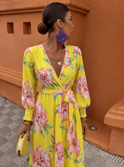 Kaitlyn | Women's Wedding Guest Lace Botanical Dress Summer 2026