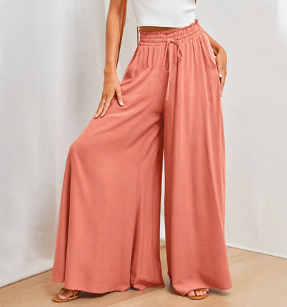 Bailey | Women's High Waisted Wide Leg Palazzo Pants