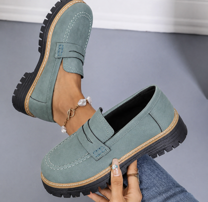 Michelle | Women's Chunky Platform Loafers