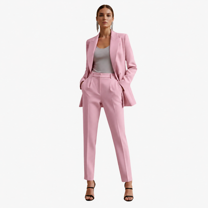 Linda | Women's Double Breasted Blazer Suit Set