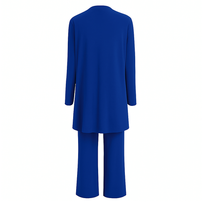 Tessa | Women's 3-Piece Cardigan Tank Top & Wide Leg Pants Set