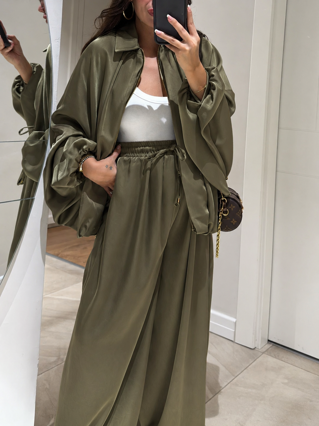 Isabella | Jacket + Drawstring Pants Relaxed Two-piece Suit