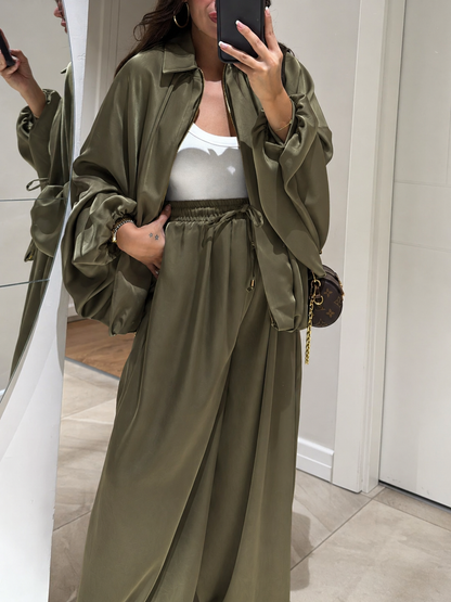 Isabella | Jacket + Drawstring Pants Relaxed Two-piece Suit