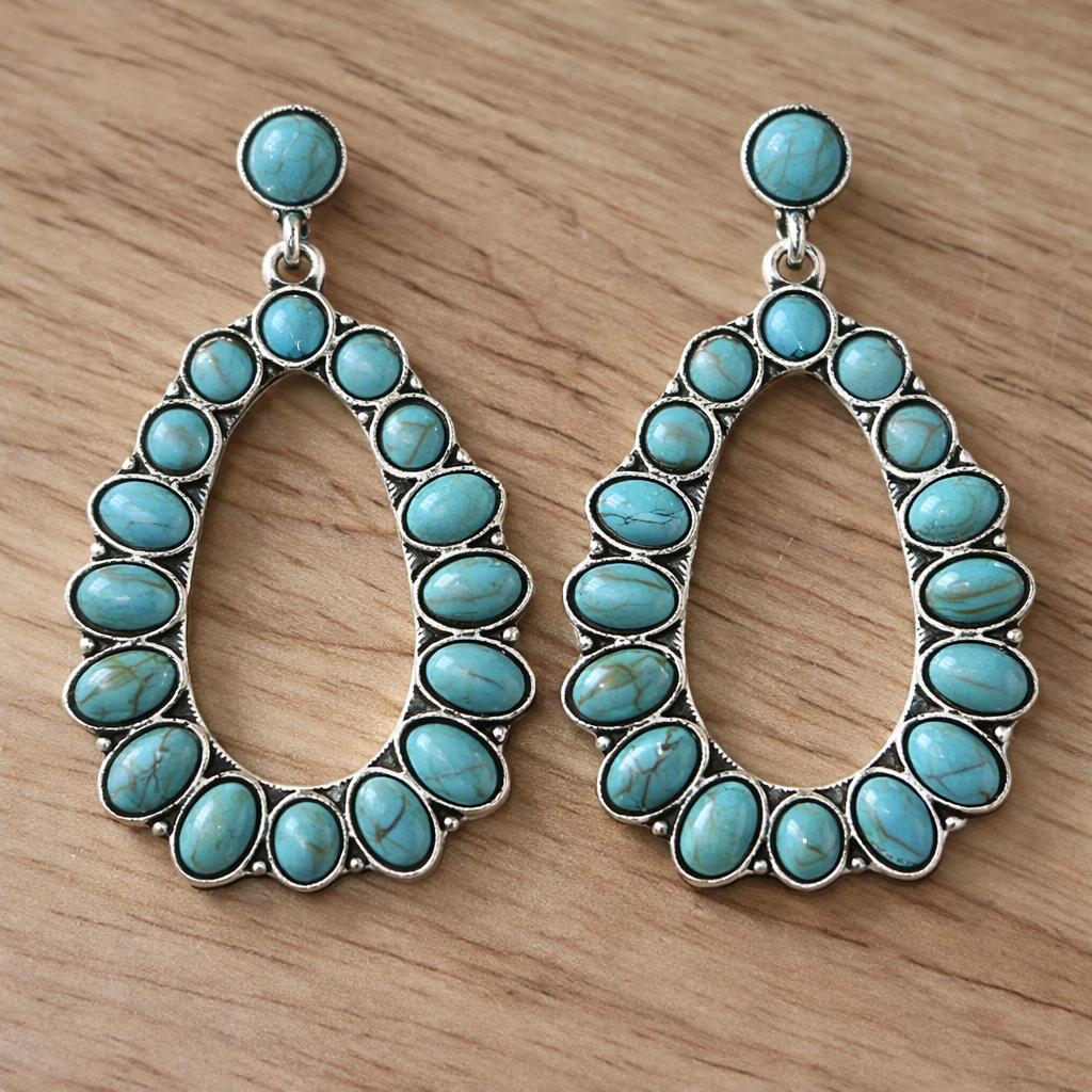 Zoe | Turquoise Earrings