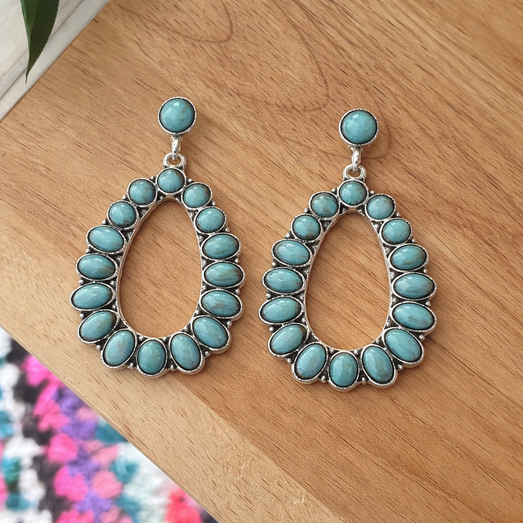 Zoe | Turquoise Earrings