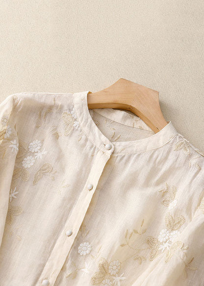 Charlene | Trendy Blouse with Floral Accents
