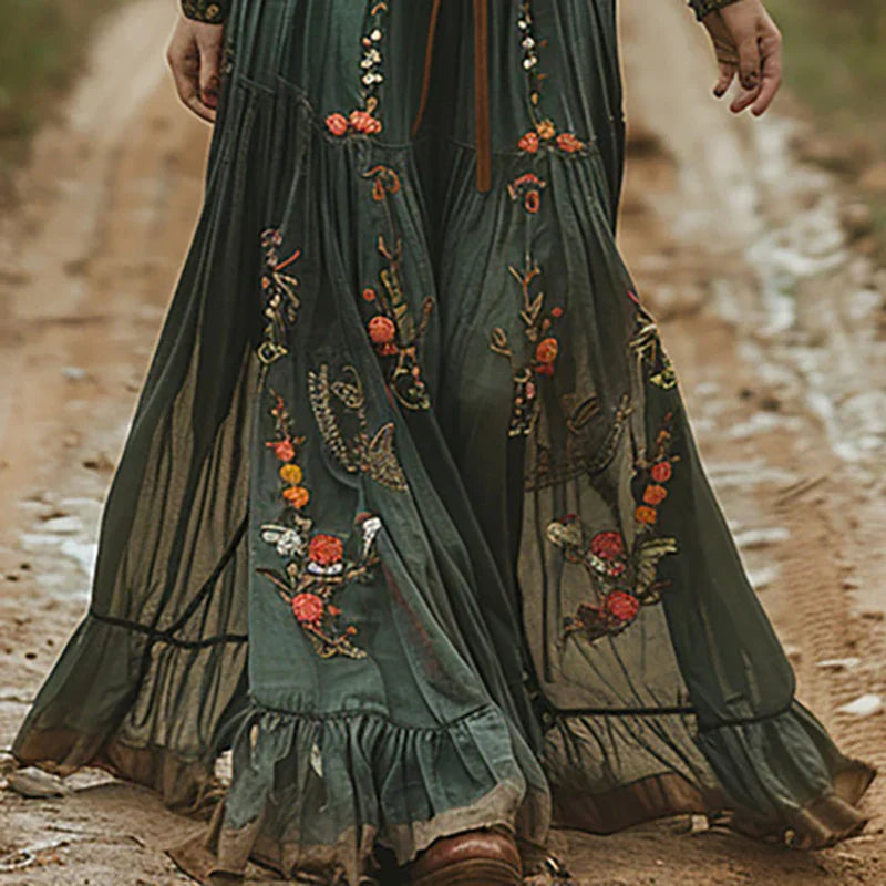 Madelyn | Bohemian Floral Maxi Dress