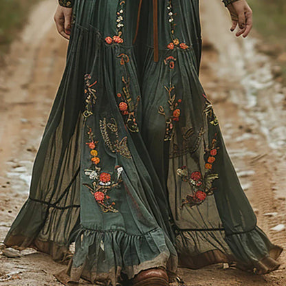 Madelyn | Bohemian Floral Maxi Dress