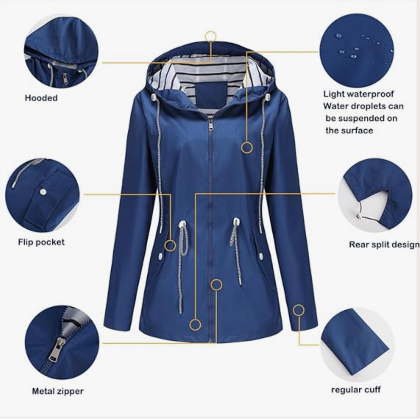 Mia | Sleek Waterproof Jacket