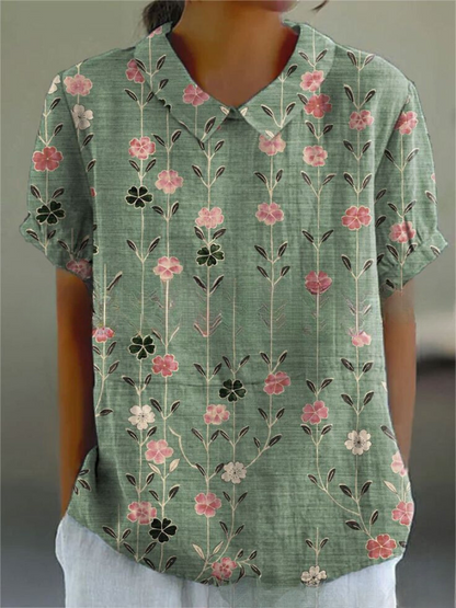 Adeline | Botanical Shirt