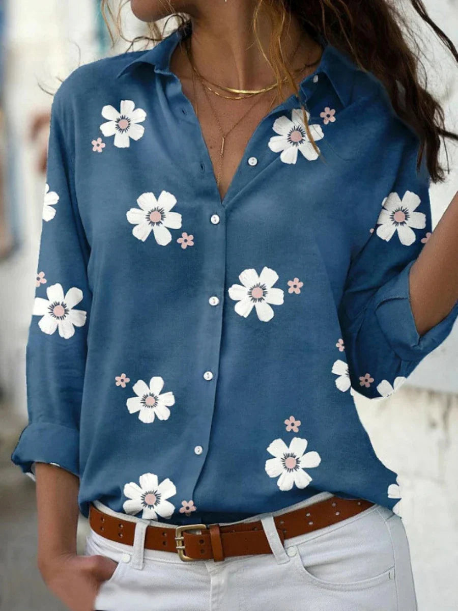Daisy | Botanical Print Blouse