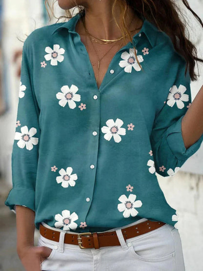 Daisy | Botanical Print Blouse