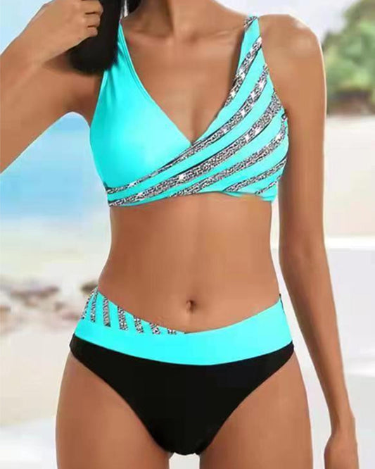Frances | Women's Printed Flattering Bikini Set for Beach