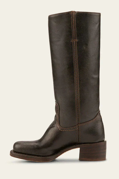 Elena | Knee-High Boots with Slim Fit and Structured Sole